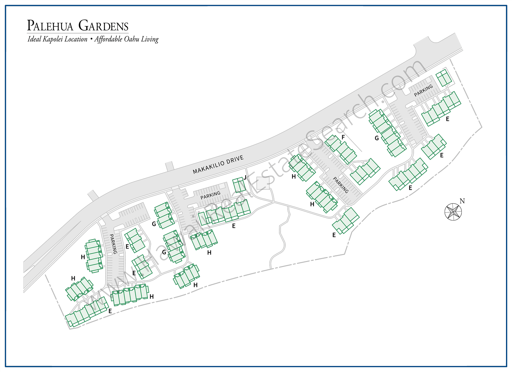 Palehua Gardens Map